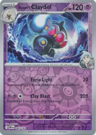Steven's Claydol 084/182 (SV10: Destined Rivals)  - Reverse Holofoil