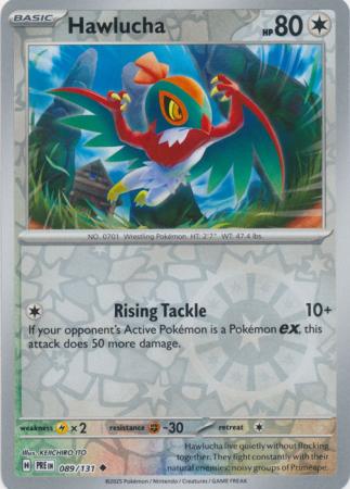 Hawlucha 089/131 (SV: Prismatic Evolutions)  - Reverse Holofoil