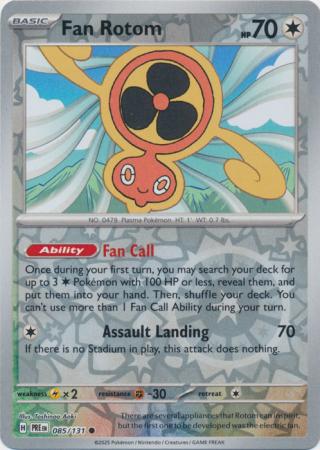 Fan Rotom 085/131 (SV: Prismatic Evolutions)  - Reverse Holofoil