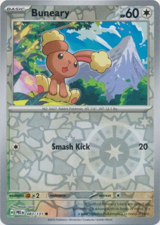 Buneary 083/131 (SV: Prismatic Evolutions)  - Reverse Holofoil