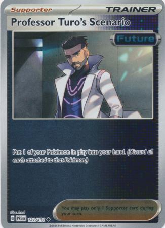 Professor Turo's Scenario 121/131 (SV: Prismatic Evolutions)  - Reverse Holofoil