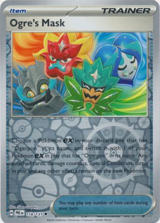 Ogre's Mask 118/131 (SV: Prismatic Evolutions)  - Reverse Holofoil