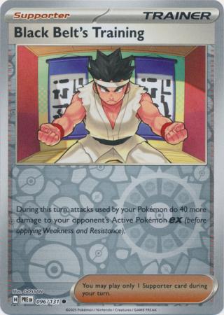 Black Belt's Training 096/131 (SV: Prismatic Evolutions)  - Reverse Holofoil