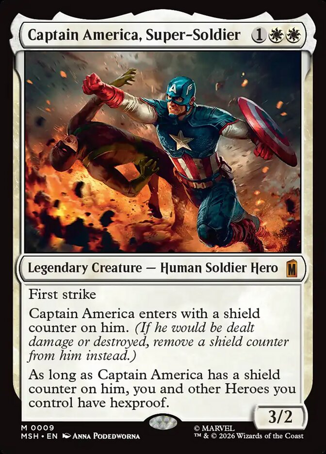 Captain America, Super-Soldier 9/303 (Marvel Super Heroes) 