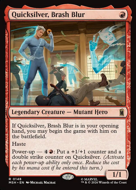 Quicksilver, Brash Blur 148 (Marvel Super Heroes) 
