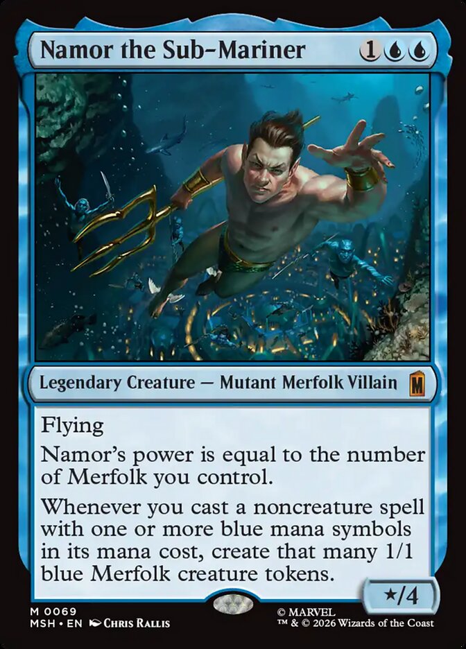 Namor the Sub-Mariner 69/303 (Marvel Super Heroes) 