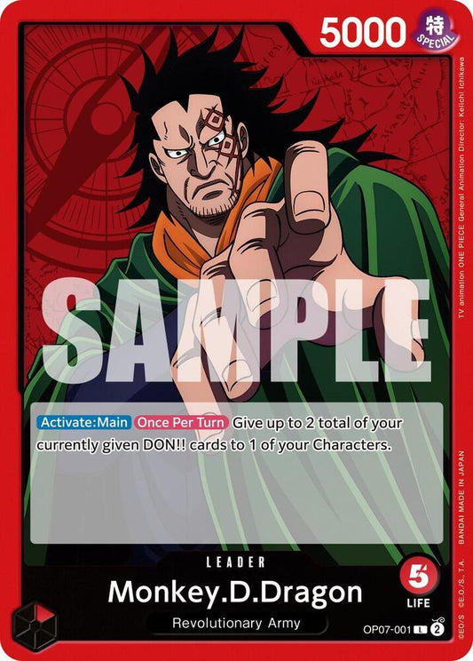 Monkey.D.Dragon OP07-001 (500 Years in the Future) 
