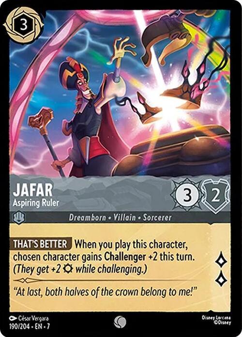 Jafar, Aspiring Ruler 190/204 (Archazia's Island)  - Cold Foil