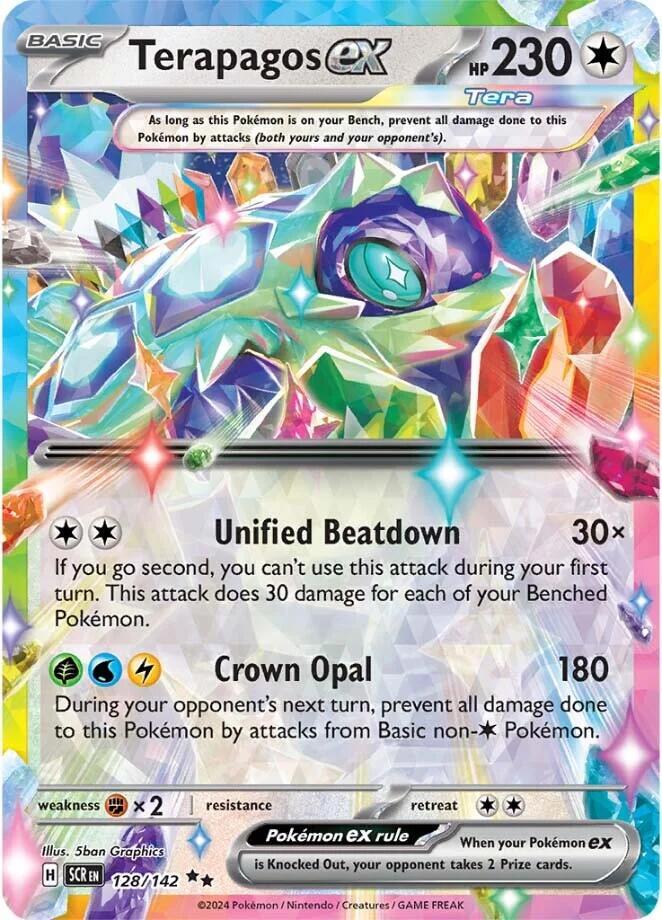 Terapagos ex 128/142 (SV07: Stellar Crown)  - Holofoil
