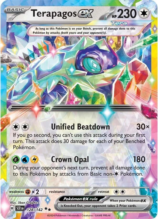 Terapagos ex 128/142 (SV07: Stellar Crown)  - Holofoil