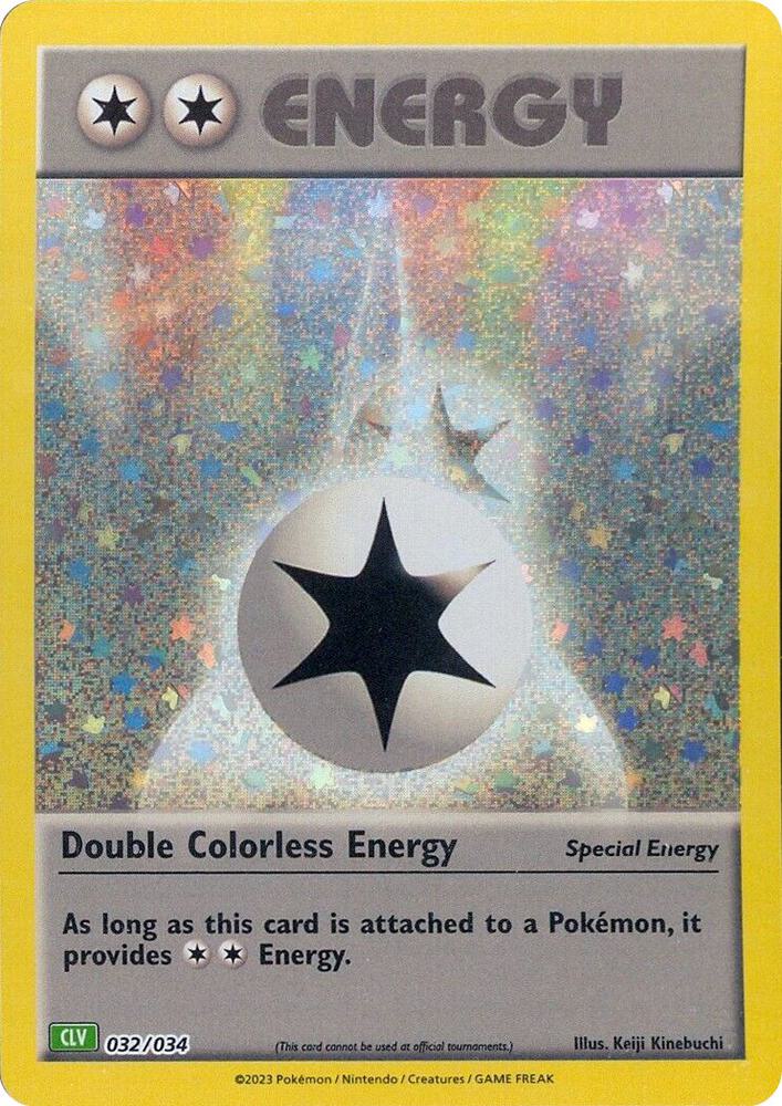 Double Colorless Energy CLV 032/034 (Trading Card Game Classic)  - Holofoil