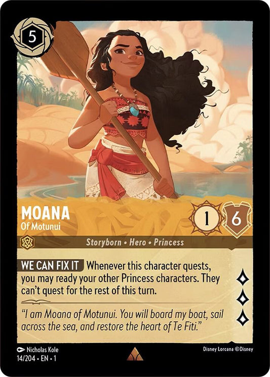 Moana, Of Motunui 14/204 (The First Chapter)  - Cold Foil