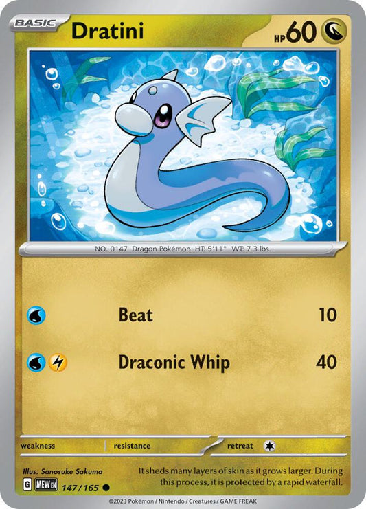 Dratini 147/165 (SV: Scarlet & Violet 151) 