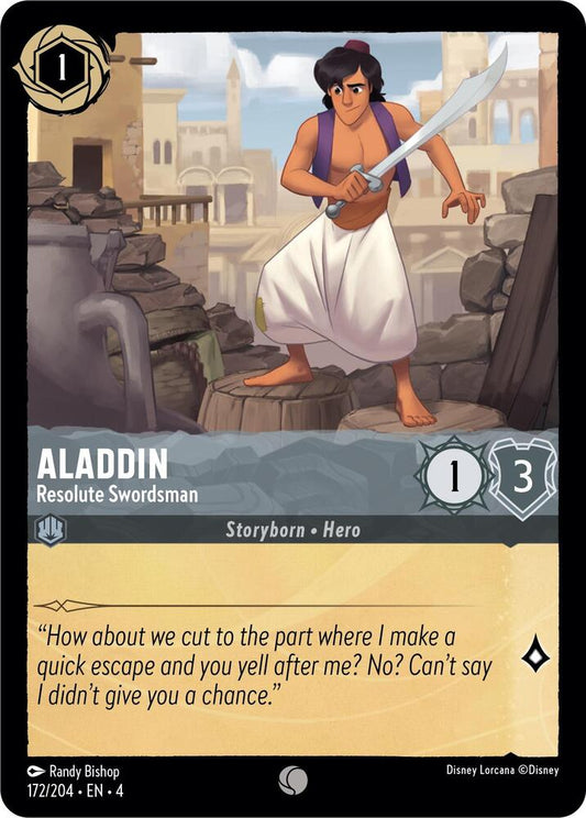 Aladdin, Resolute Swordsman 172/204 (Ursula's Return) 