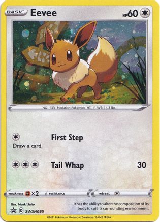 Eevee SWSH095  - Holofoil SWSH Sword & Shield Promo Cards - Promo