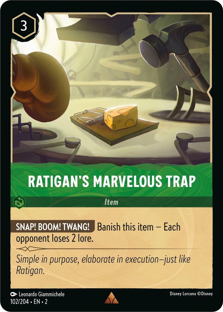Ratigans Marvelous Trap 102/204 (Rise of the Floodborn) 