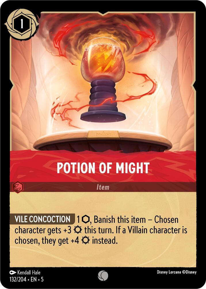 Potion of Might 132/204 (Shimmering Skies)  - Cold Foil