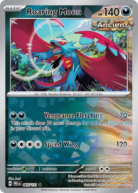 Roaring Moon 065/131 (SV: Prismatic Evolutions)  - Poke Ball Holofoil