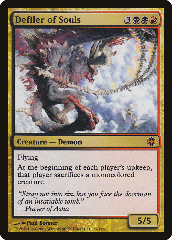 Defiler of Souls 37/145 (Alara Reborn) 