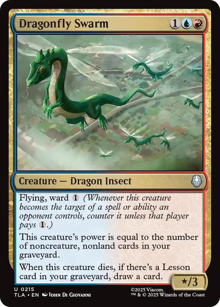 Dragonfly Swarm 215/286 (Avatar: The Last Airbender) 