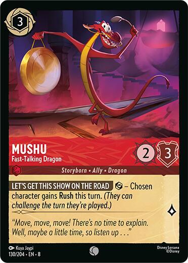 Mushu, Fast Talking Dragon 130/204 (Reign of Jafar) 