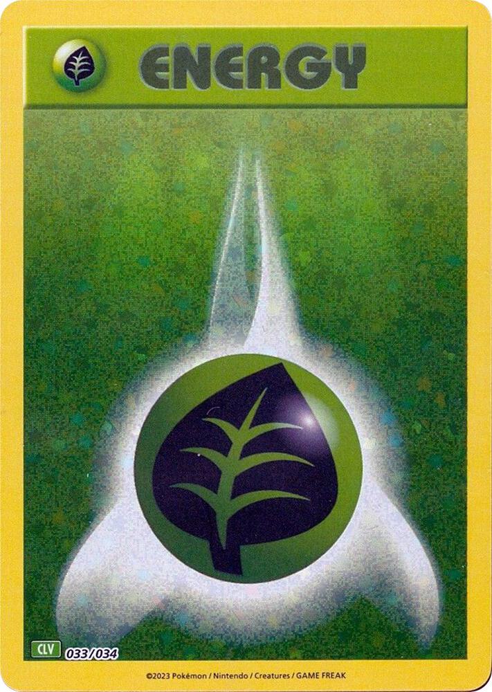 Basic Grass Energy 033/034 (Trading Card Game Classic)  - Holofoil