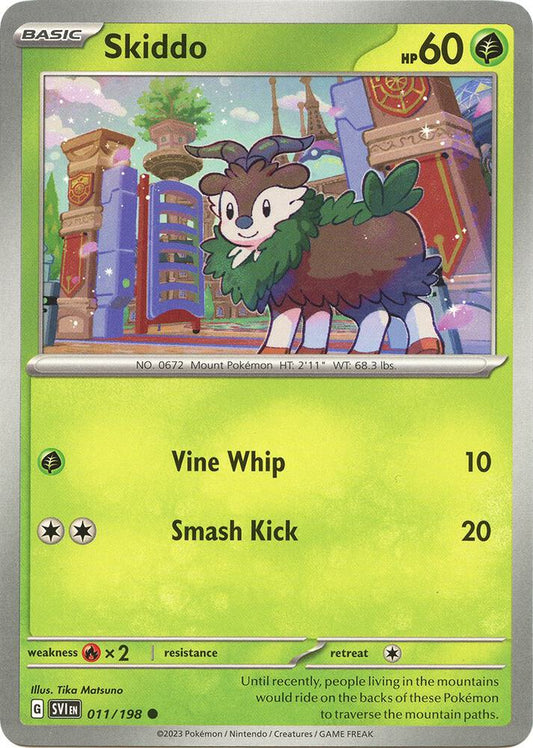 Skiddo 011/198 (SV01: Scarlet & Violet Base Set) 