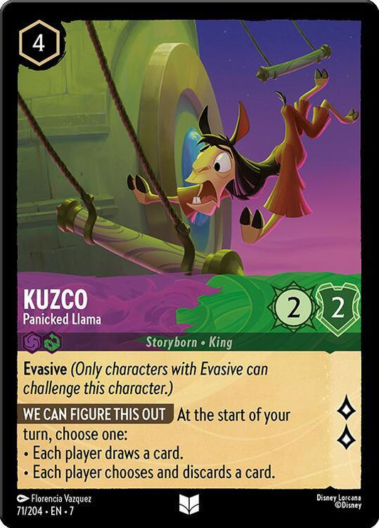 Kuzco Panicked Llama 71/204 (Archazia's Island) 