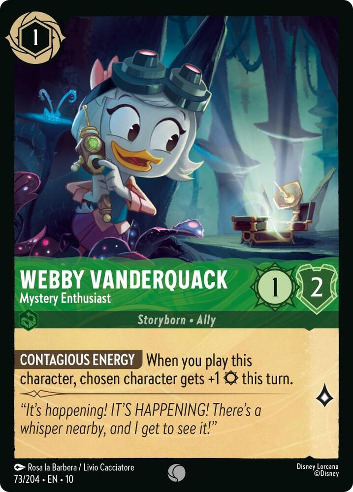 Webby Vanderquack Mystery Enthusiast 73/204 (Whispers in the Well) 