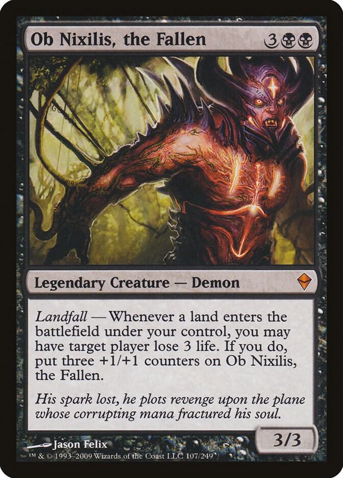 Ob Nixilis, the Fallen 107/249 (Zendikar) 
