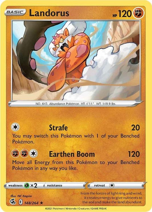Landorus 148/264 (SWSH08: Fusion Strike)  - Holofoil