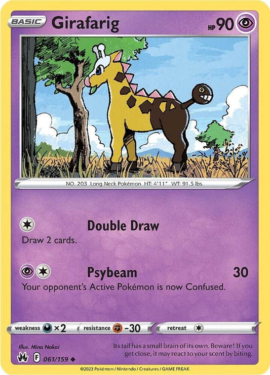 Girafarig 061/159 (Crown Zenith) 