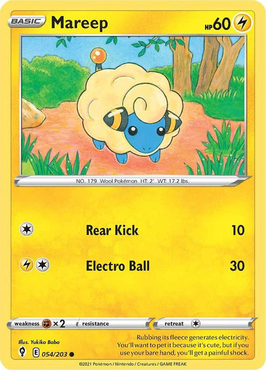 Mareep 054/203 (SWSH07: Evolving Skies) 