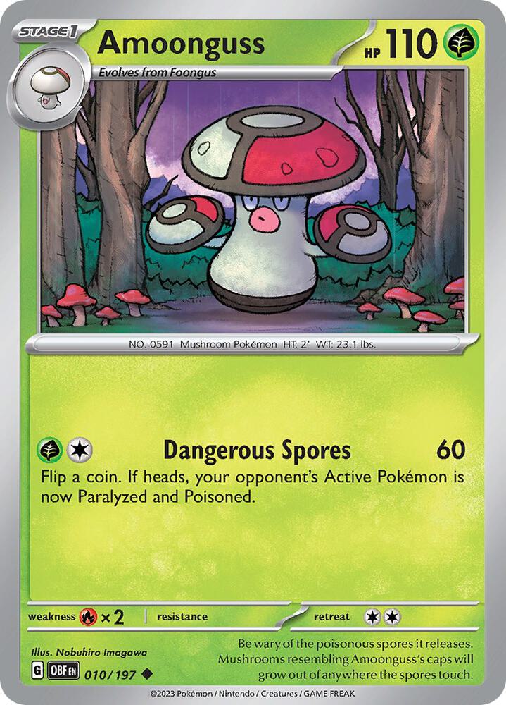 Amoonguss 010/197 (SV03: Obsidian Flames) 