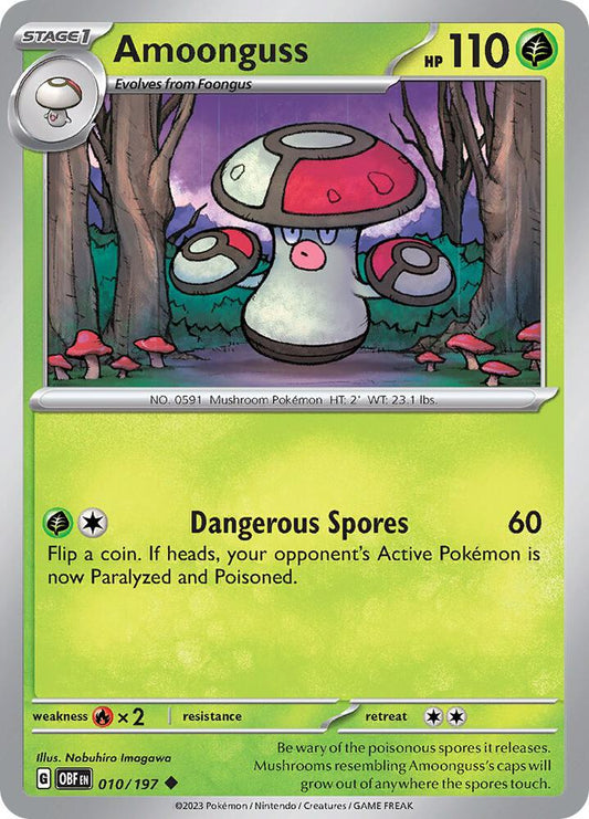 Amoonguss 010/197 (SV03: Obsidian Flames) 
