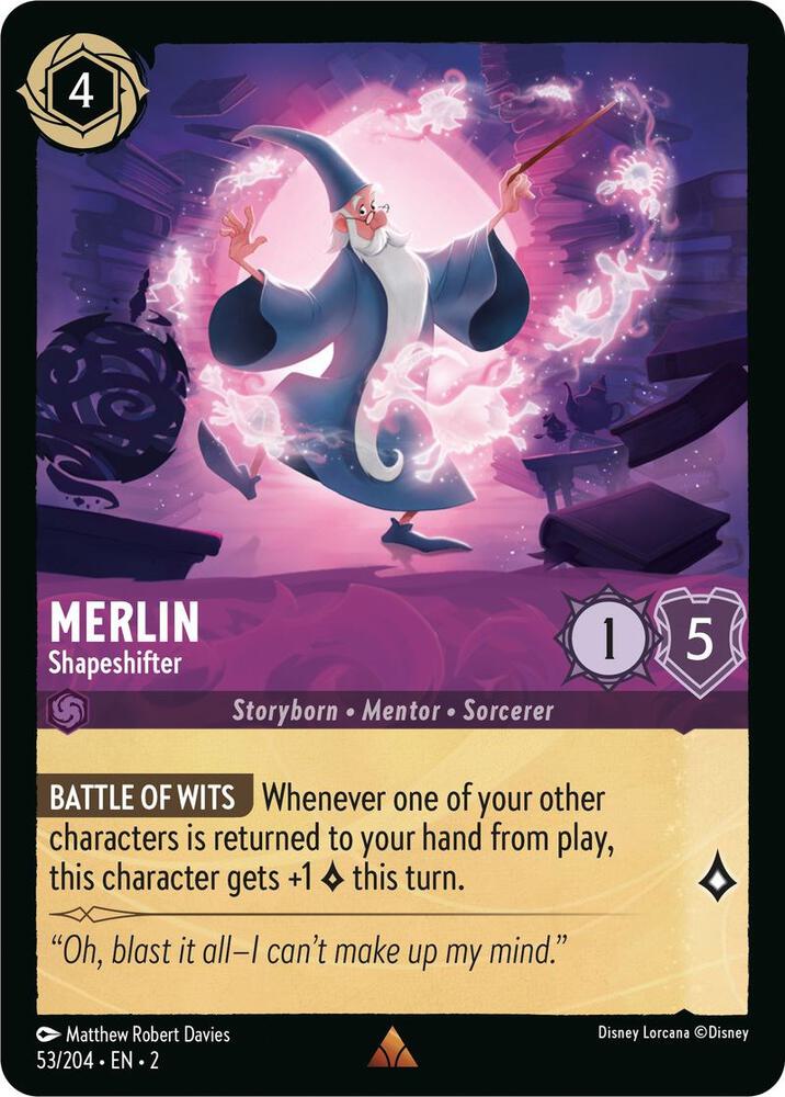 Merlin Shapeshifter 53/204 (Rise of the Floodborn)  - Cold Foil