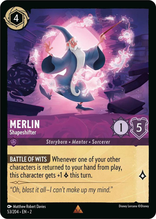 Merlin Shapeshifter 53/204 (Rise of the Floodborn)  - Cold Foil