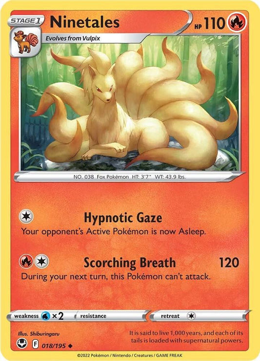 Ninetales 018/195 (SWSH12: Silver Tempest) 