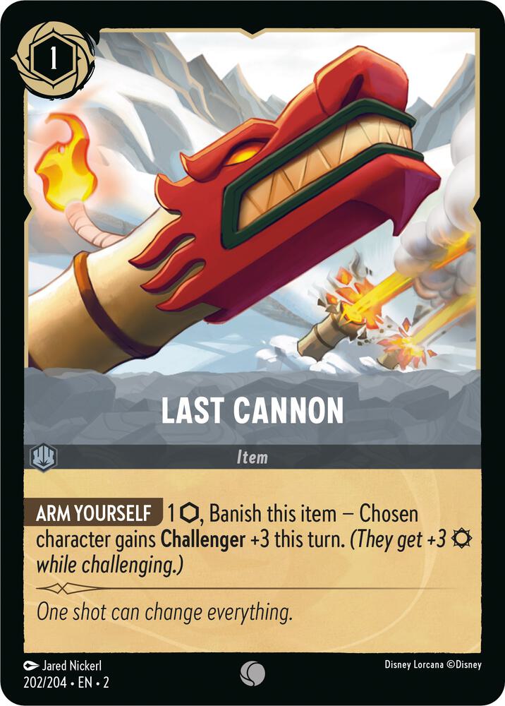 Last Cannon 202/204 (Rise of the Floodborn)  - Cold Foil