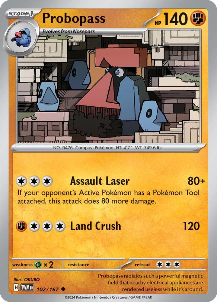 Probopass 102/167 (SV06: Twilight Masquerade) 