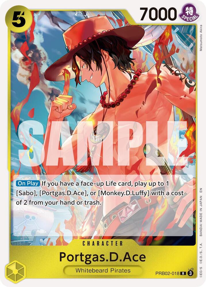Portgas.D.Ace PRB02-018 (Premium Booster -The Best- Vol. 2)  - Foil