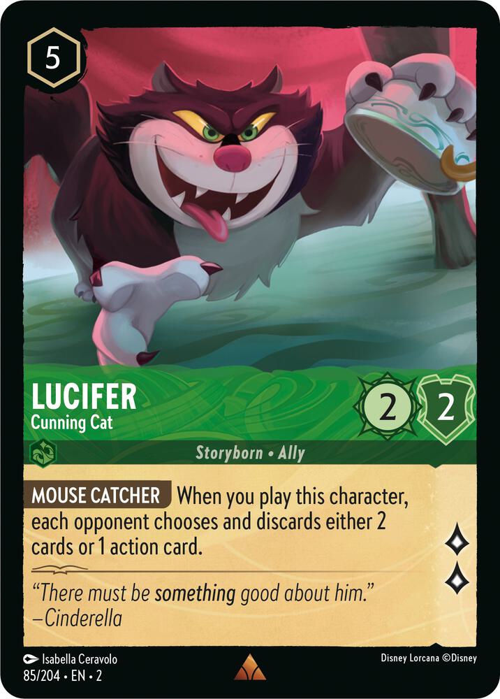 Lucifer Cunning Cat 85/204 (Rise of the Floodborn) 