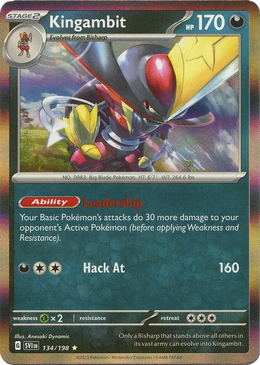 Kingambit 134/198 (SV01: Scarlet & Violet Base Set)  - Holofoil