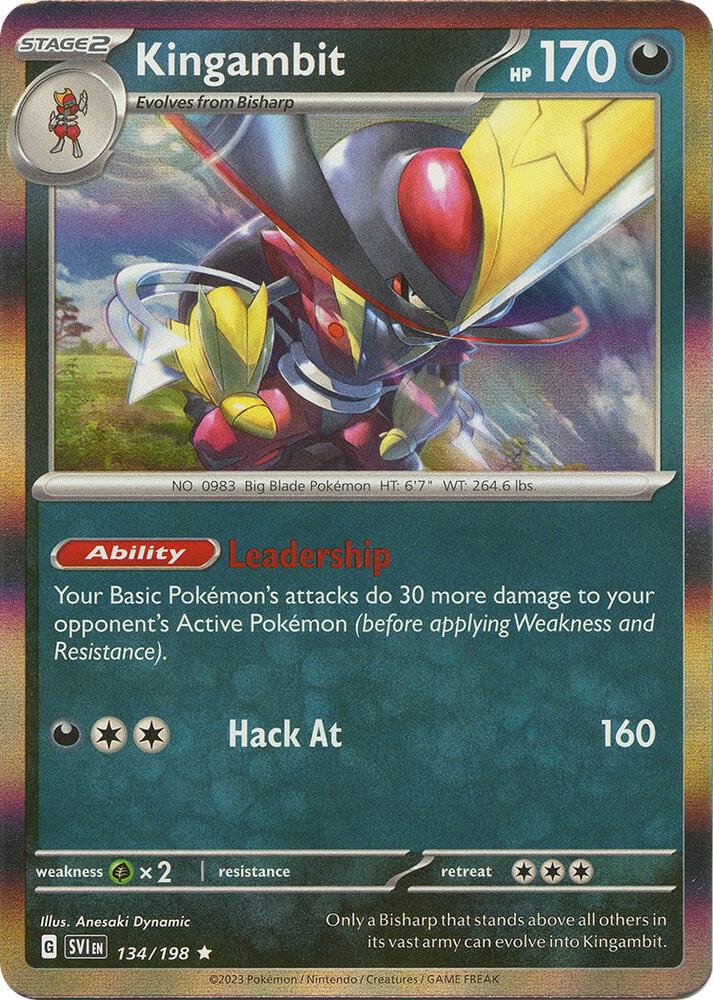 Kingambit 134/198 (SV01: Scarlet & Violet Base Set)  - Holofoil