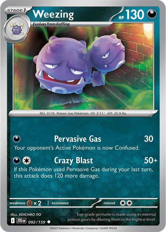 Weezing 092/159 (SV09: Journey Together) 
