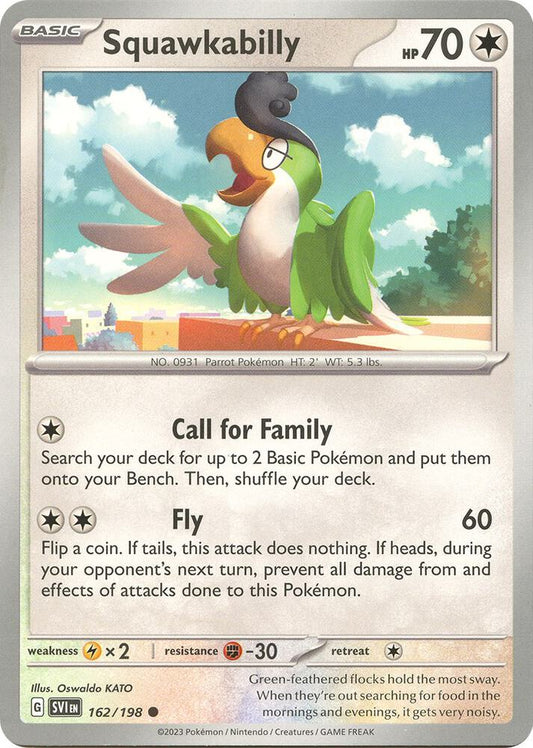 Squawkabilly 162/198 (SV01: Scarlet & Violet Base Set) 
