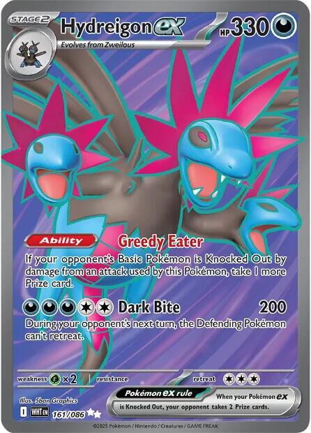 Hydreigon ex 161/086 163/086 (SV: White Flare)  - Holofoil