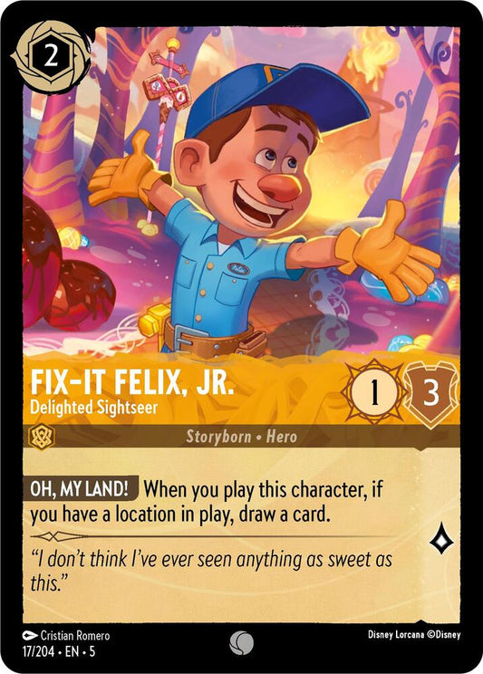 Fix It Felix Jr Delighted Sightseer 17/204 (Shimmering Skies) 