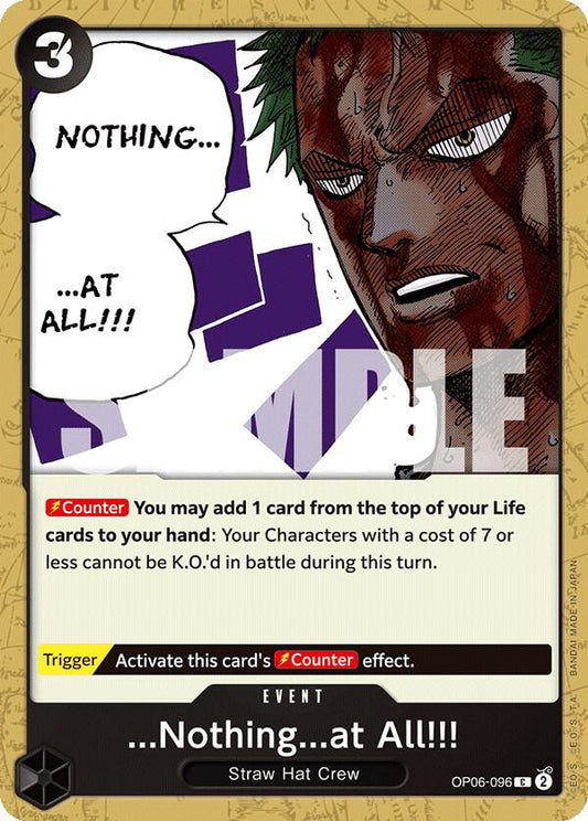 Nothingat All OP06-096 (Wings of the Captain) 