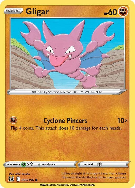 Gligar 095/196 (SWSH11: Lost Origin) 